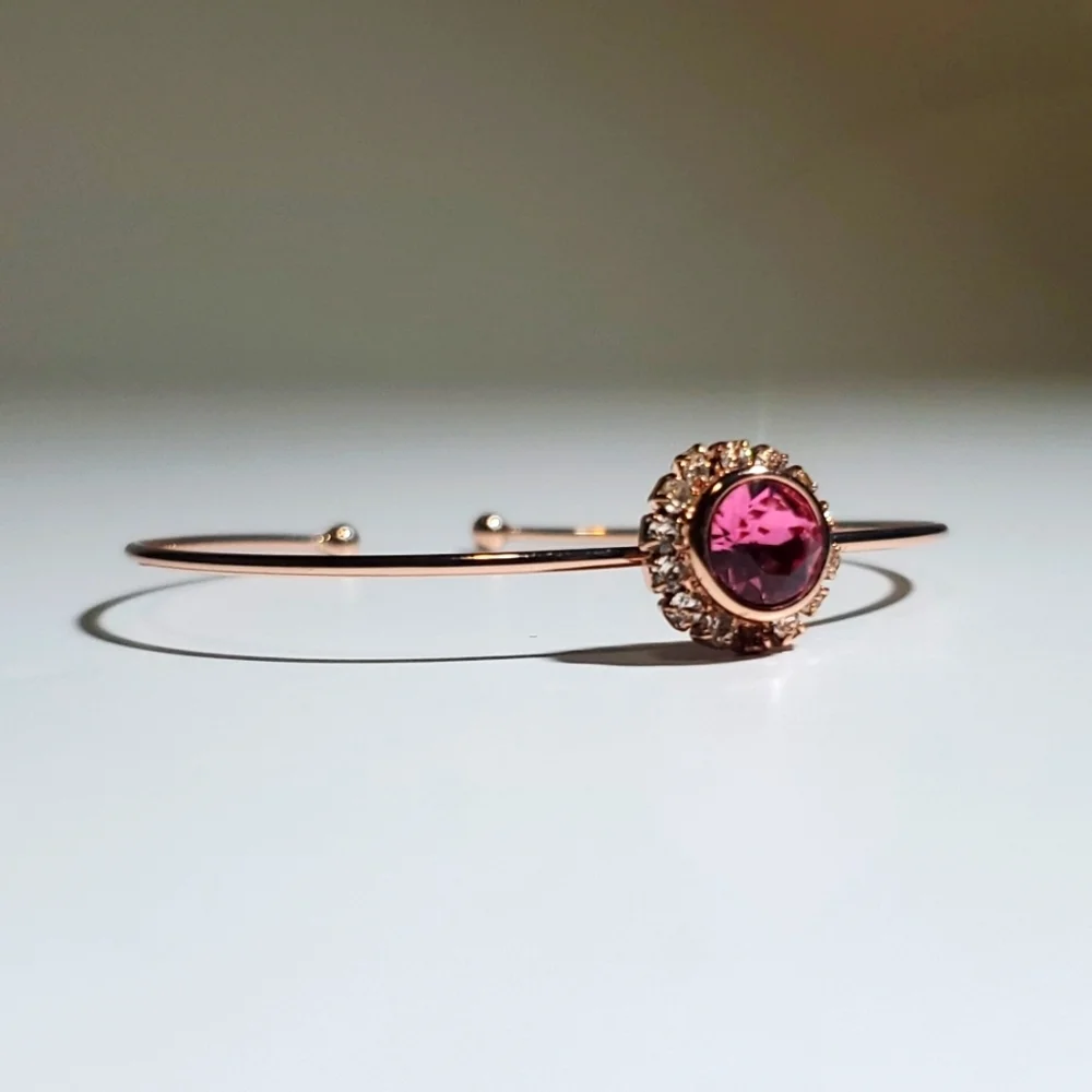 Ted Baker London Pink Swarovski Crystal Sappelle Daisy Lace Ultra Fine …